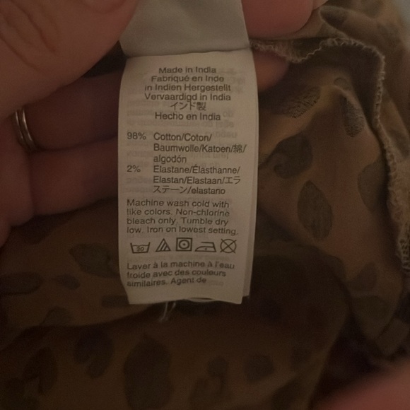 J Crew Leopard Print Long Sleeve Shirt - Picture 8 of 8